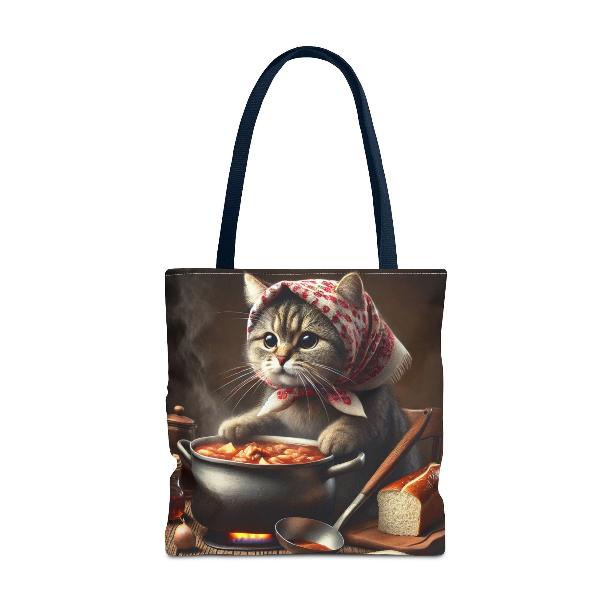 Cute Polish Cat Cooking Bigos Tote Bag