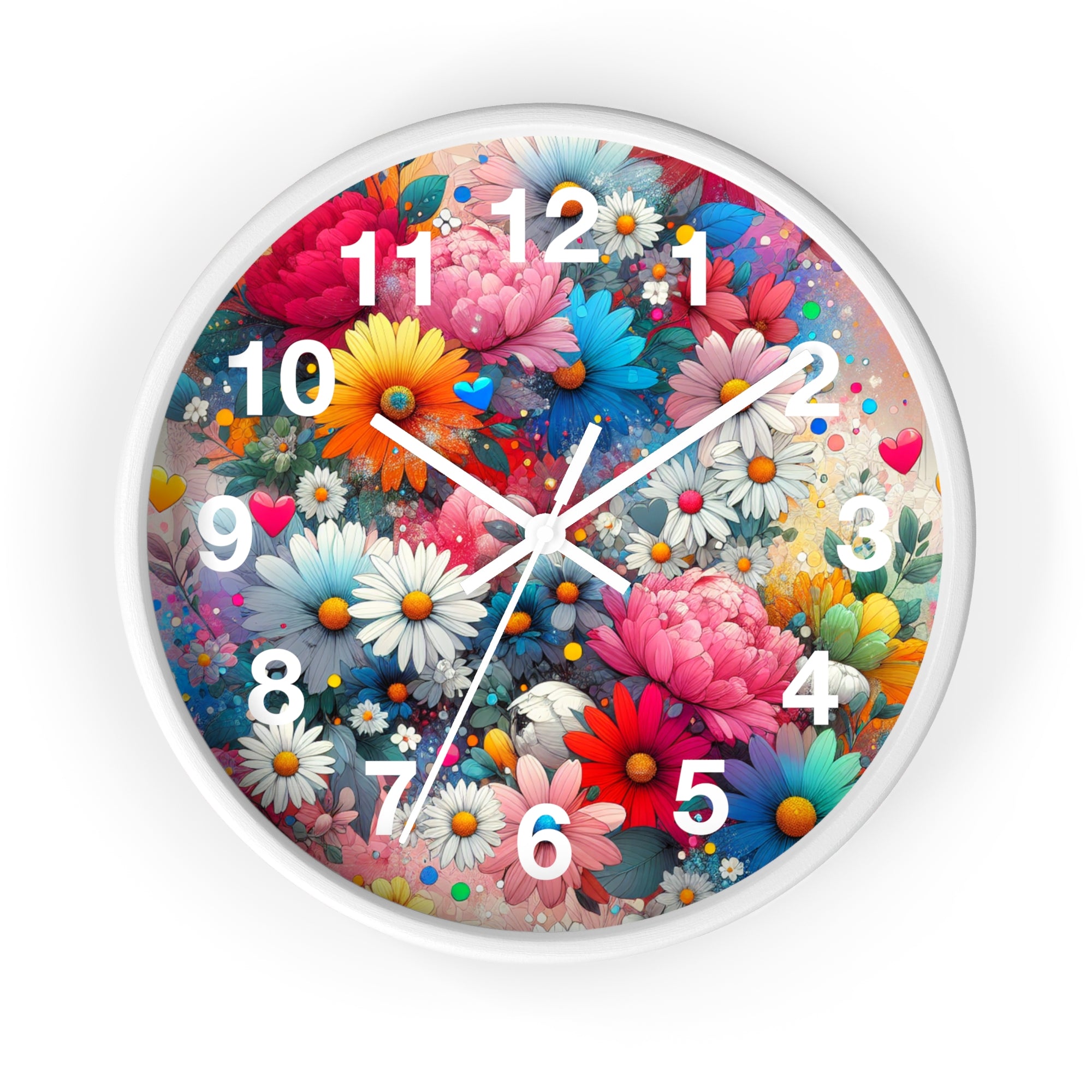 Blooming Floral Wall Clock