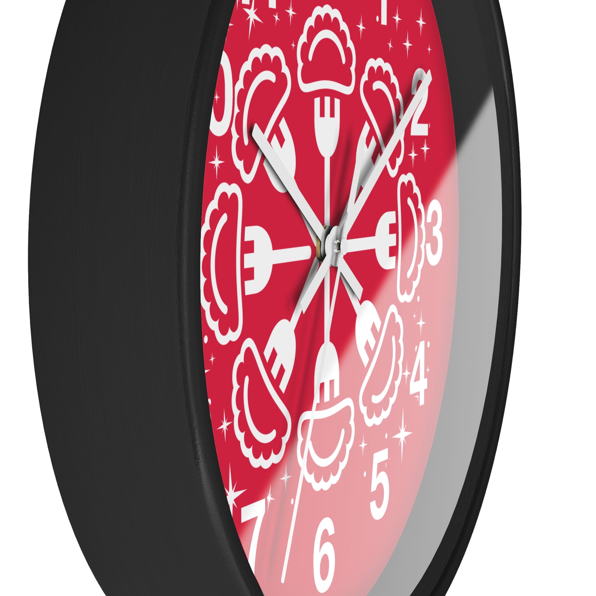 Pierogi Snowflake Wall Clock