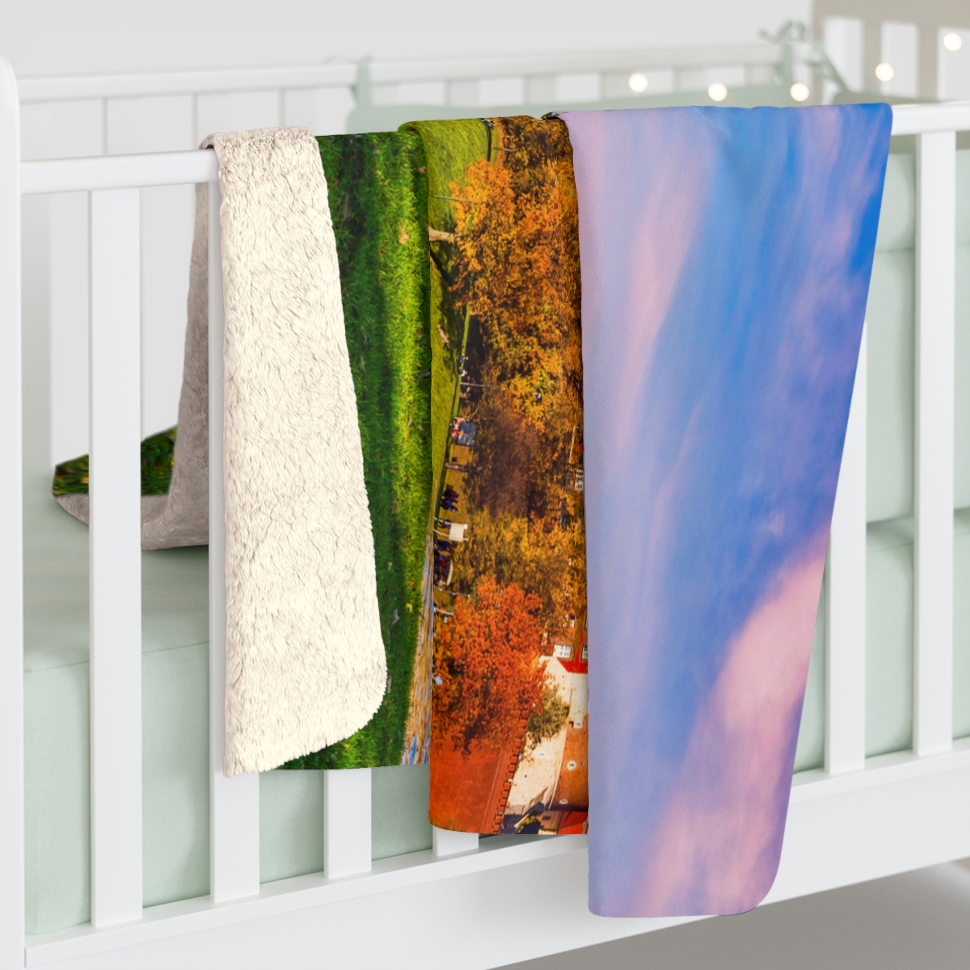 Wawel Castle Sherpa Fleece Blanket