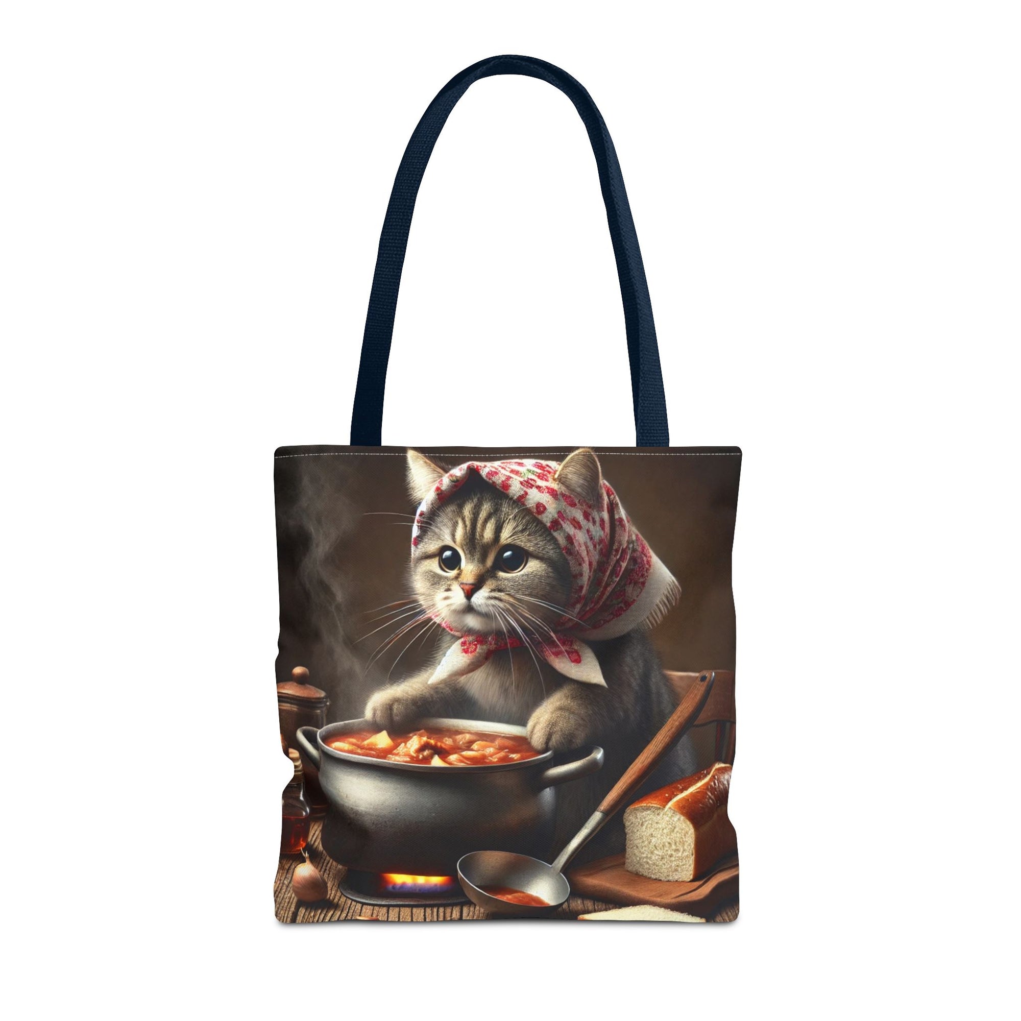 Cute Polish Cat Cooking Bigos Tote Bag