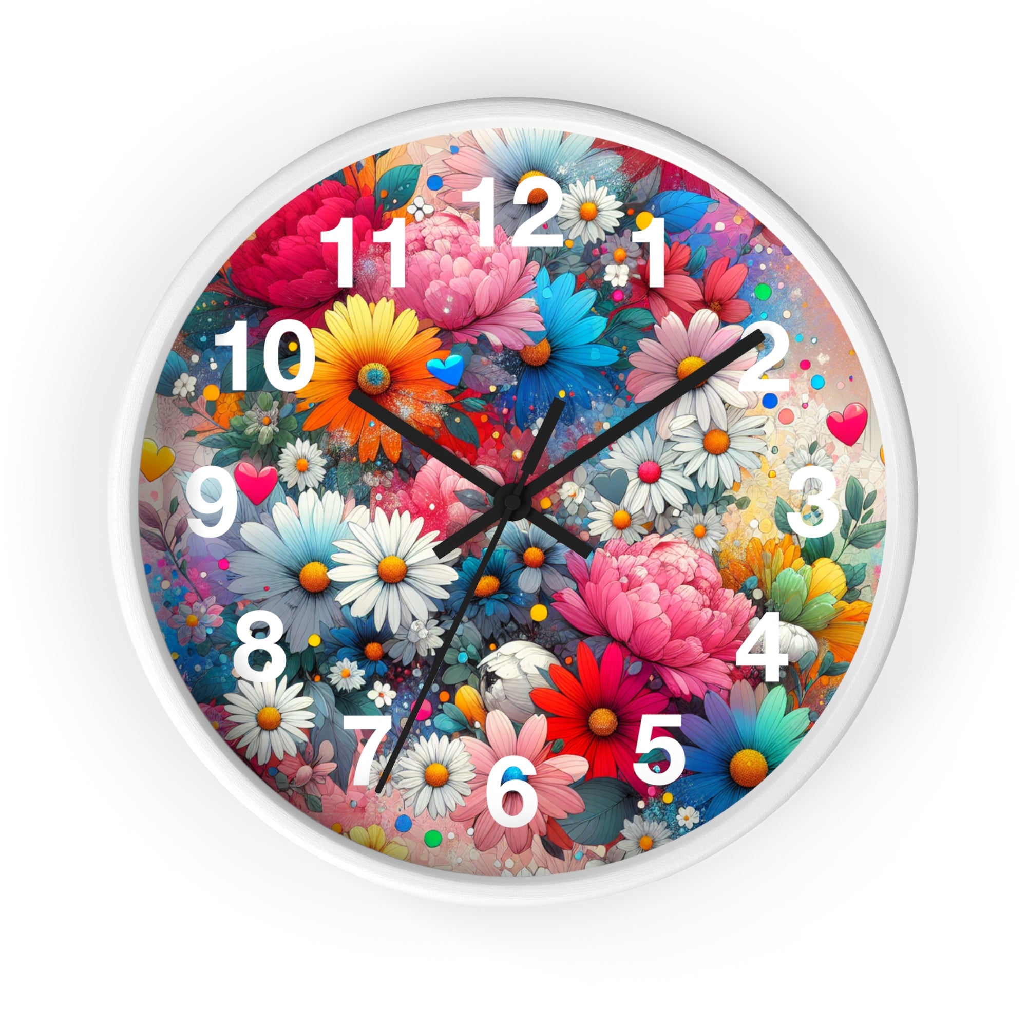 Blooming Floral Wall Clock