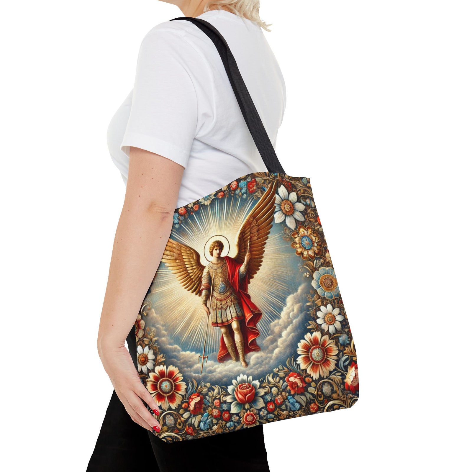 Archangel Michael Heavens Gate Biblical Tote Bag