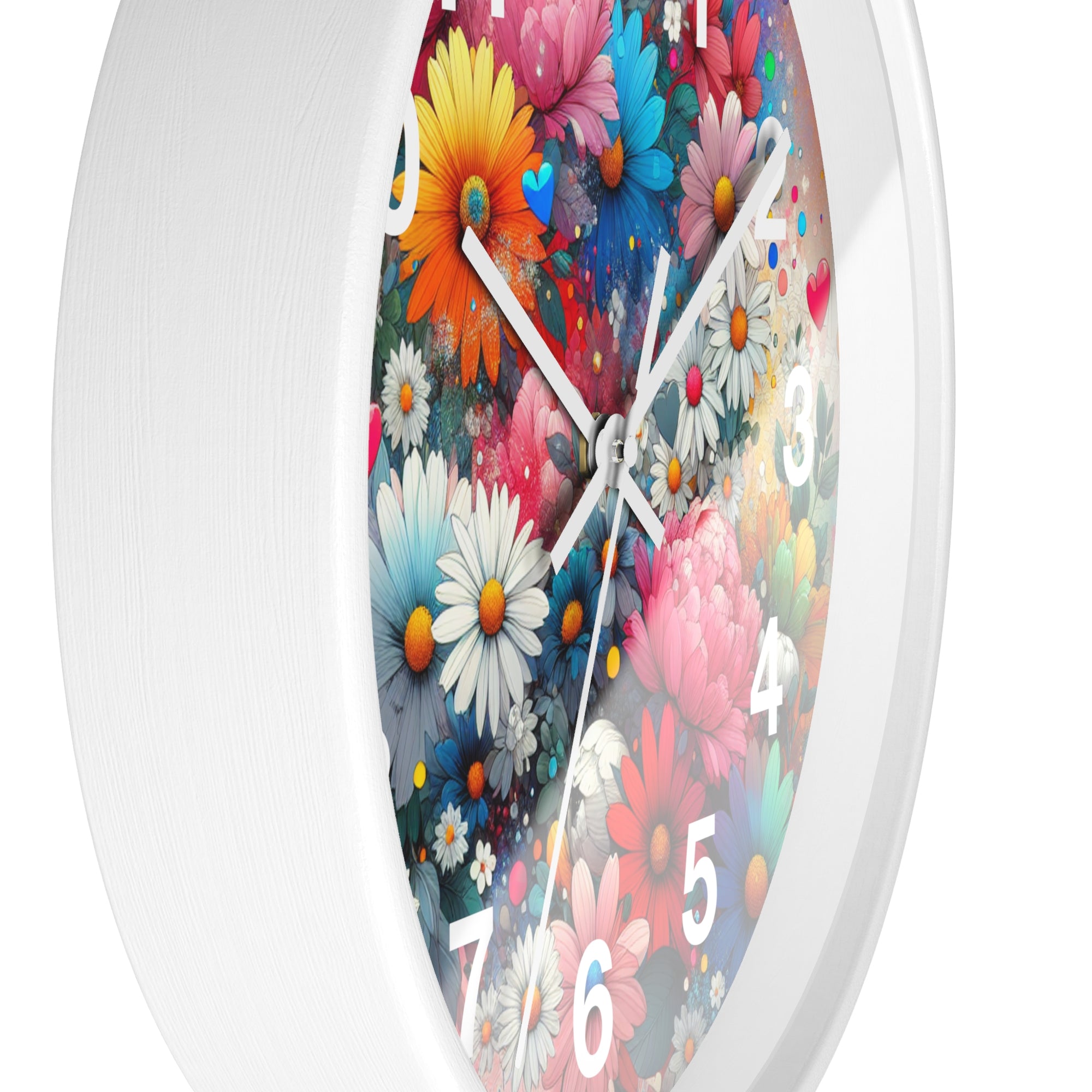 Blooming Floral Wall Clock