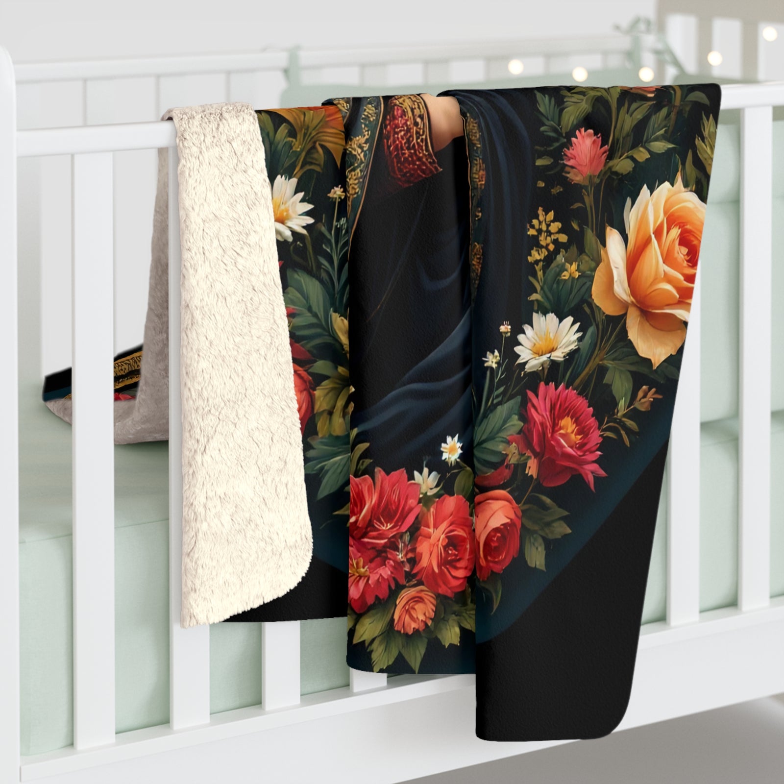 Religious Sherpa Fleece Blanket