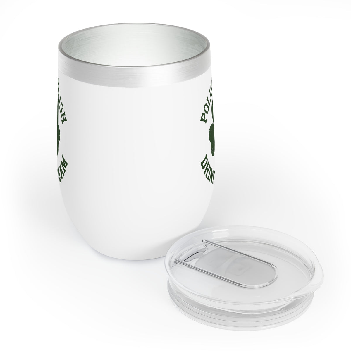 Polish Irish Drinking Team Wine Tumbler