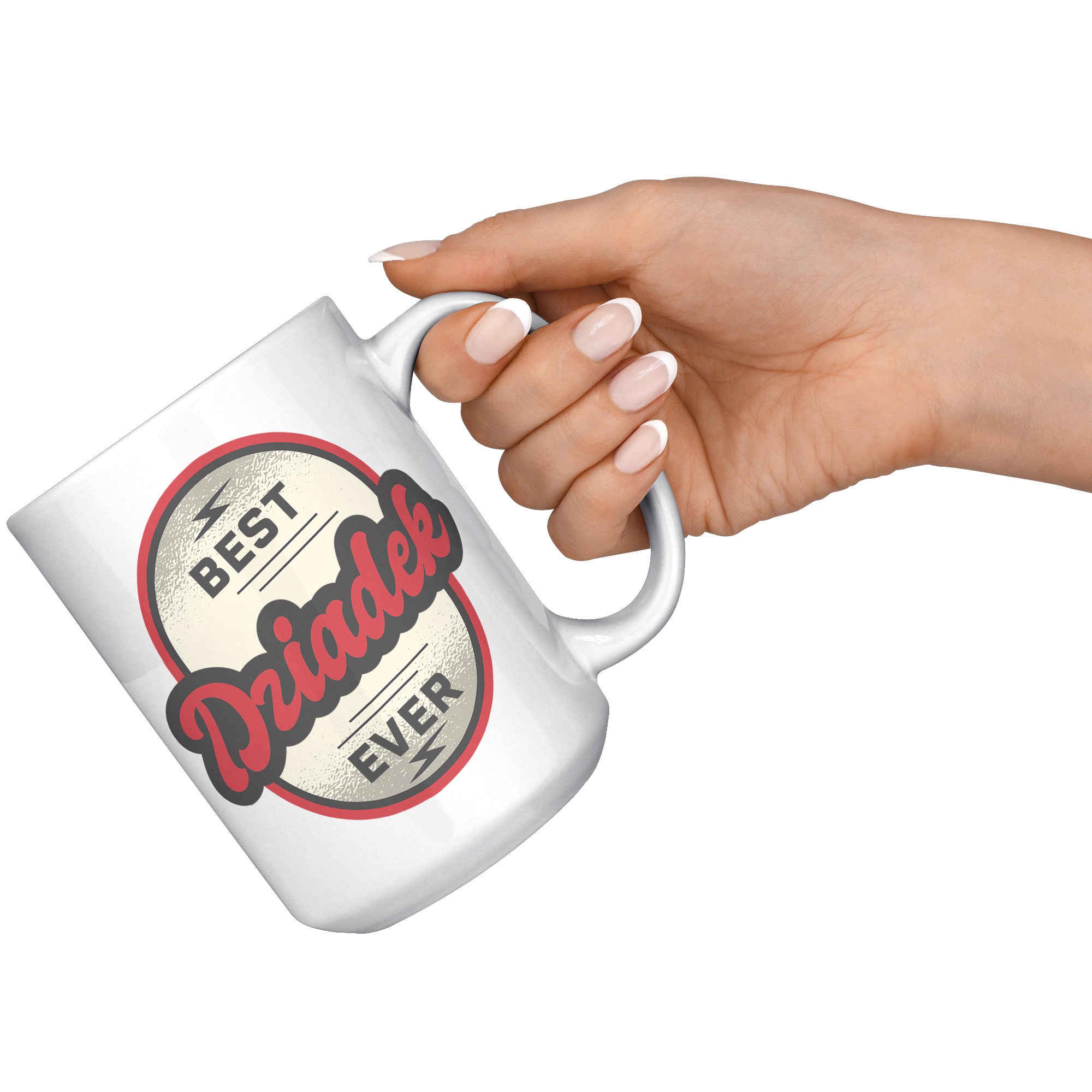 Best Dziadek Ever Coffee Mug Coffee Mugs teelaunch default  