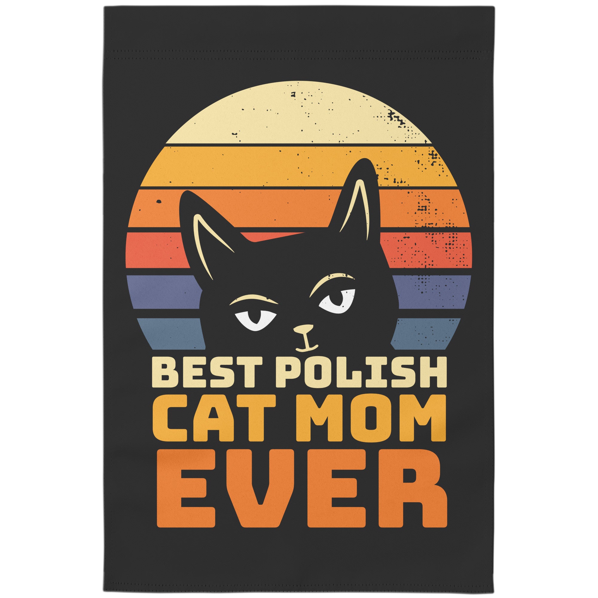 Best Polish Cat Mom Ever Garden Flag (Flag Only)