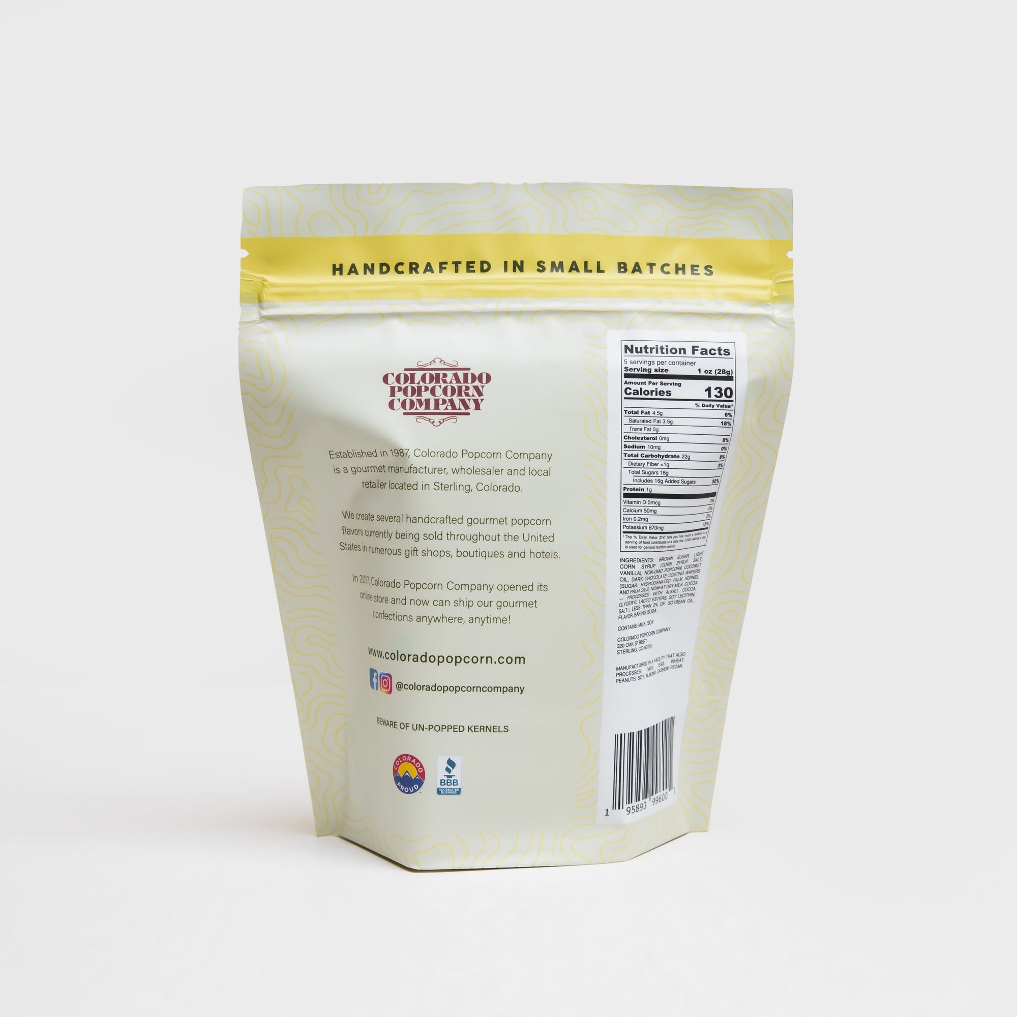 Chocolate English Toffee Popcorn