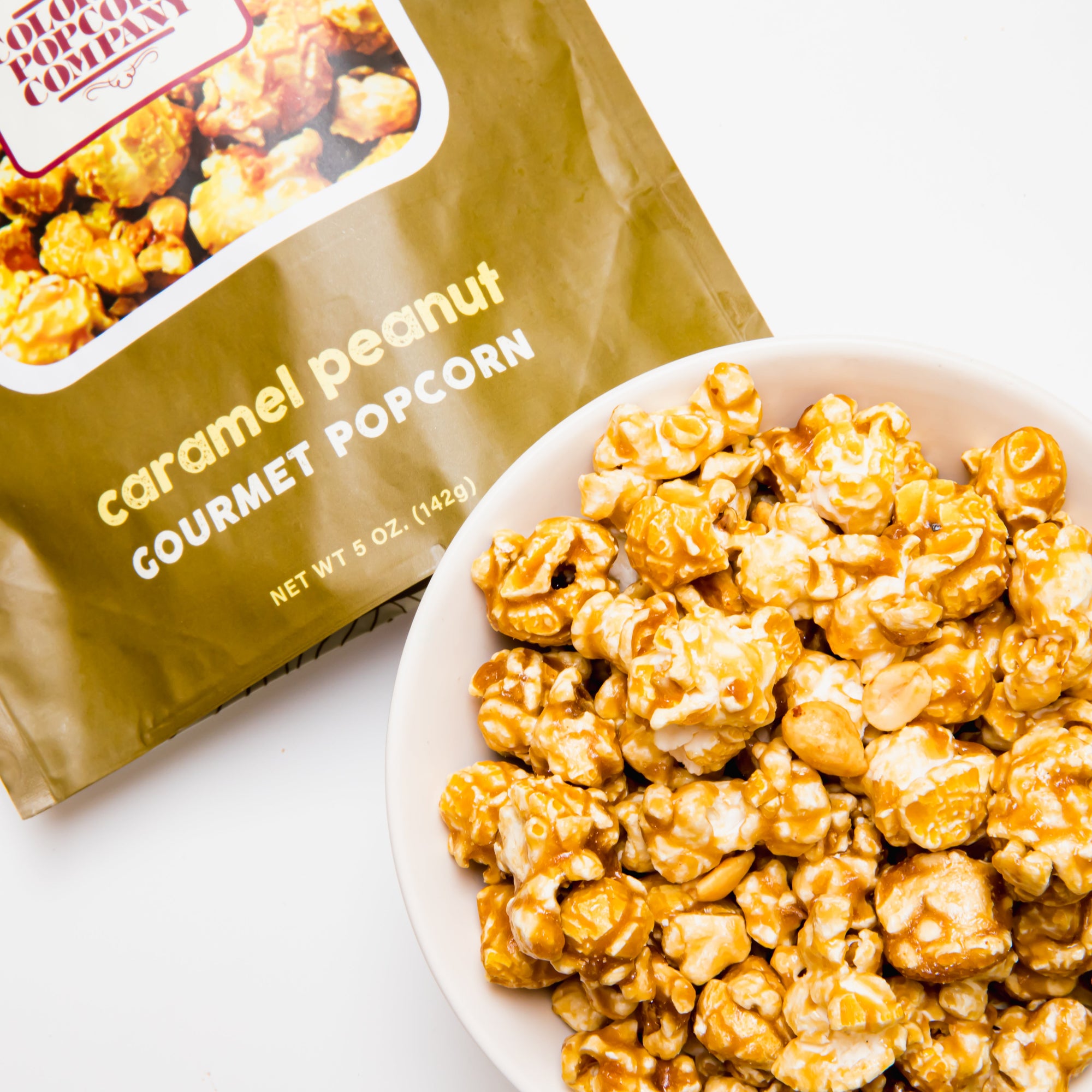 Caramel Peanut Popcorn
