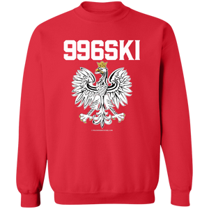 996SKI - G180 Crewneck Pullover Sweatshirt / Red / S - Polish Shirt Store