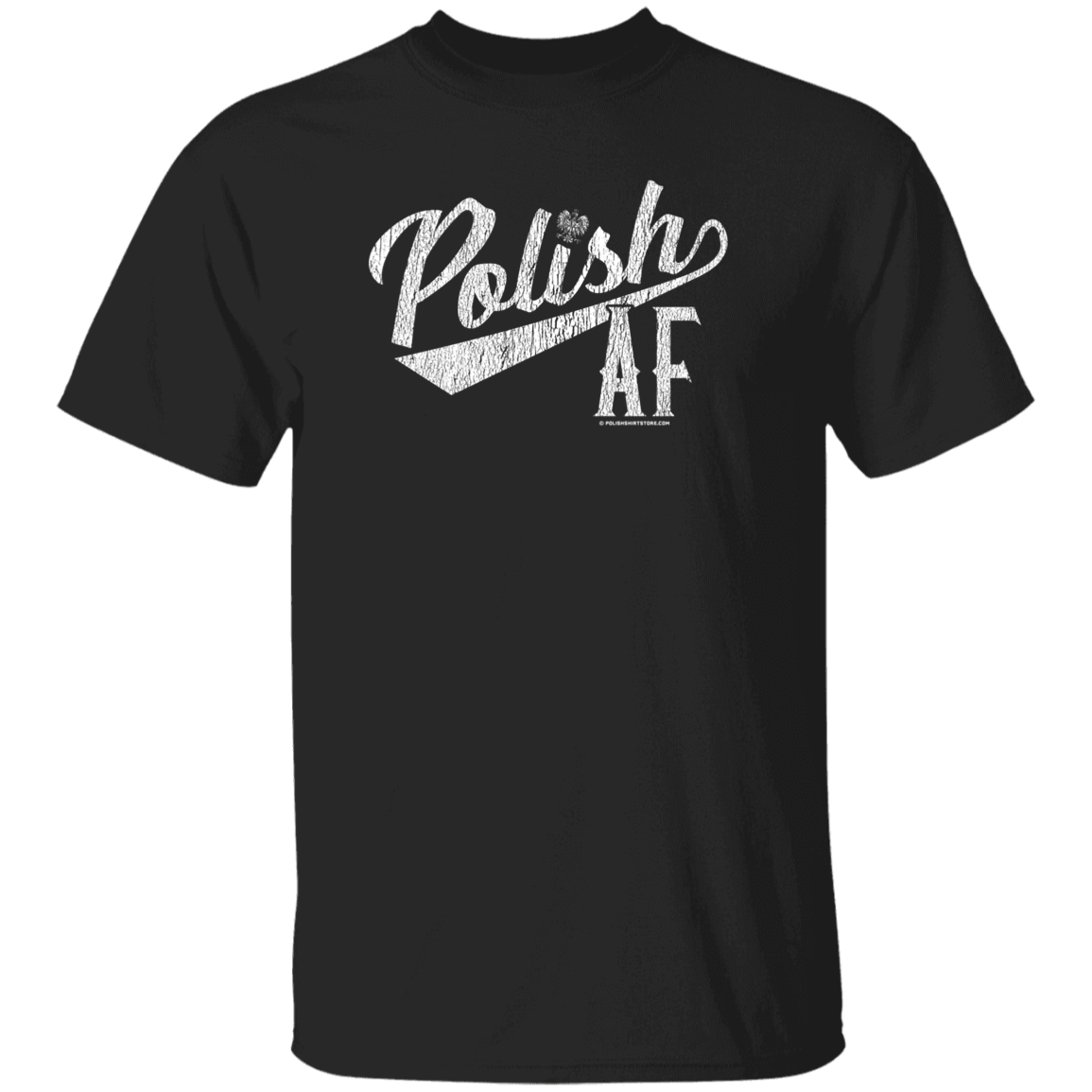 Polish AF Apparel CustomCat G500 5.3 oz. T-Shirt Black S