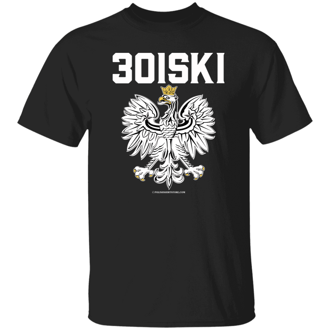 301SKI Apparel CustomCat G500 5.3 oz. T-Shirt Black S