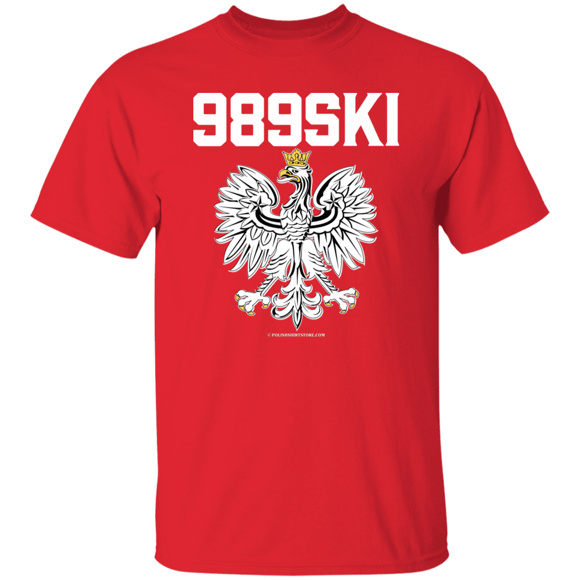 989SKI Apparel CustomCat G500 5.3 oz. T-Shirt Red S