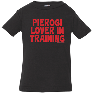 Pierogi Lover In Training Infant & Toddler T-Shirt - Infant  T-Shirt / Black / 6 Months - Polish Shirt Store