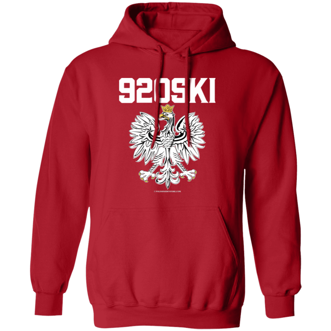 920SKI Apparel CustomCat G185 Pullover Hoodie Red S