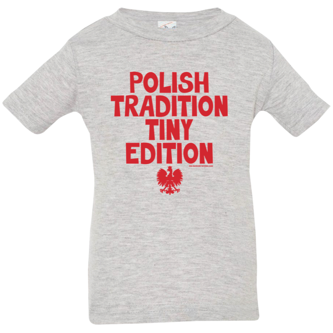 Polish Tradition Tiny Edition Infant & Toddler T-Shirt Apparel CustomCat Infant  T-Shirt Heather Grey 6 Months