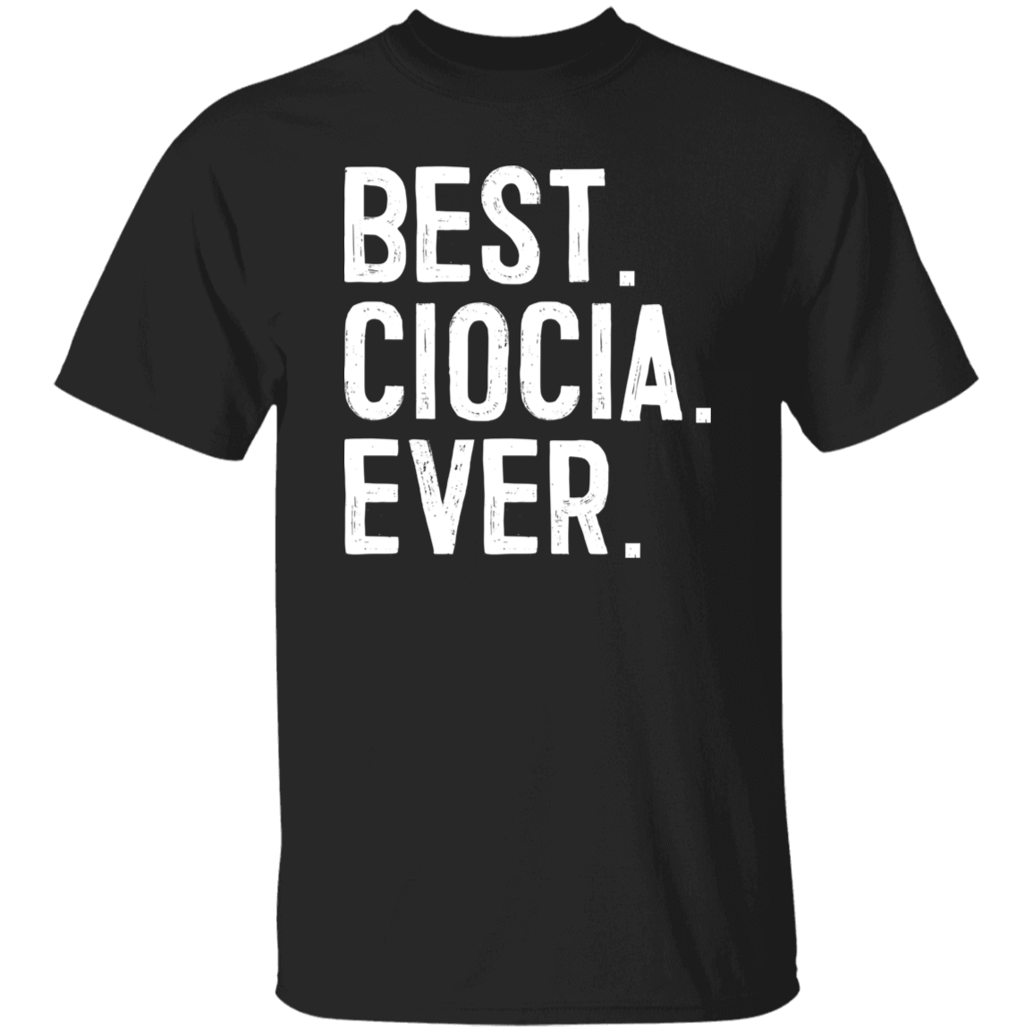 Best Ciocia Ever Apparel CustomCat G500 5.3 oz. T-Shirt Black S
