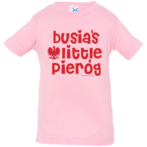 Busia's Little Pierogi Infant & Toddler T-Shirt - Infant  T-Shirt / Pink / 6 Months - Polish Shirt Store