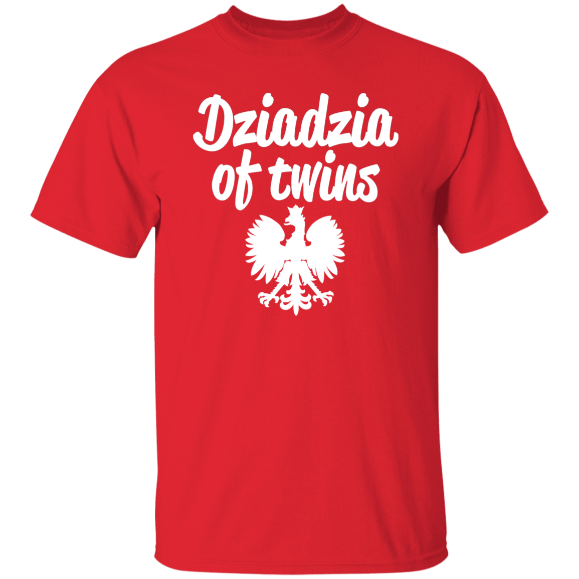Dziadzia of Twins Apparel CustomCat G500 5.3 oz. T-Shirt Red S