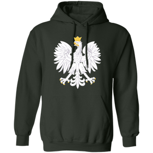 Polish Eagle Hoodie - Forest Green / S - Polish Shirt Store