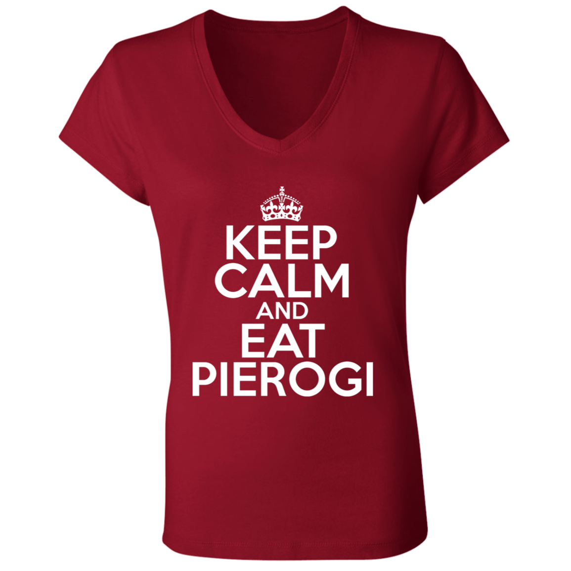 Keep Calm And Eat Pierogi Apparel CustomCat   