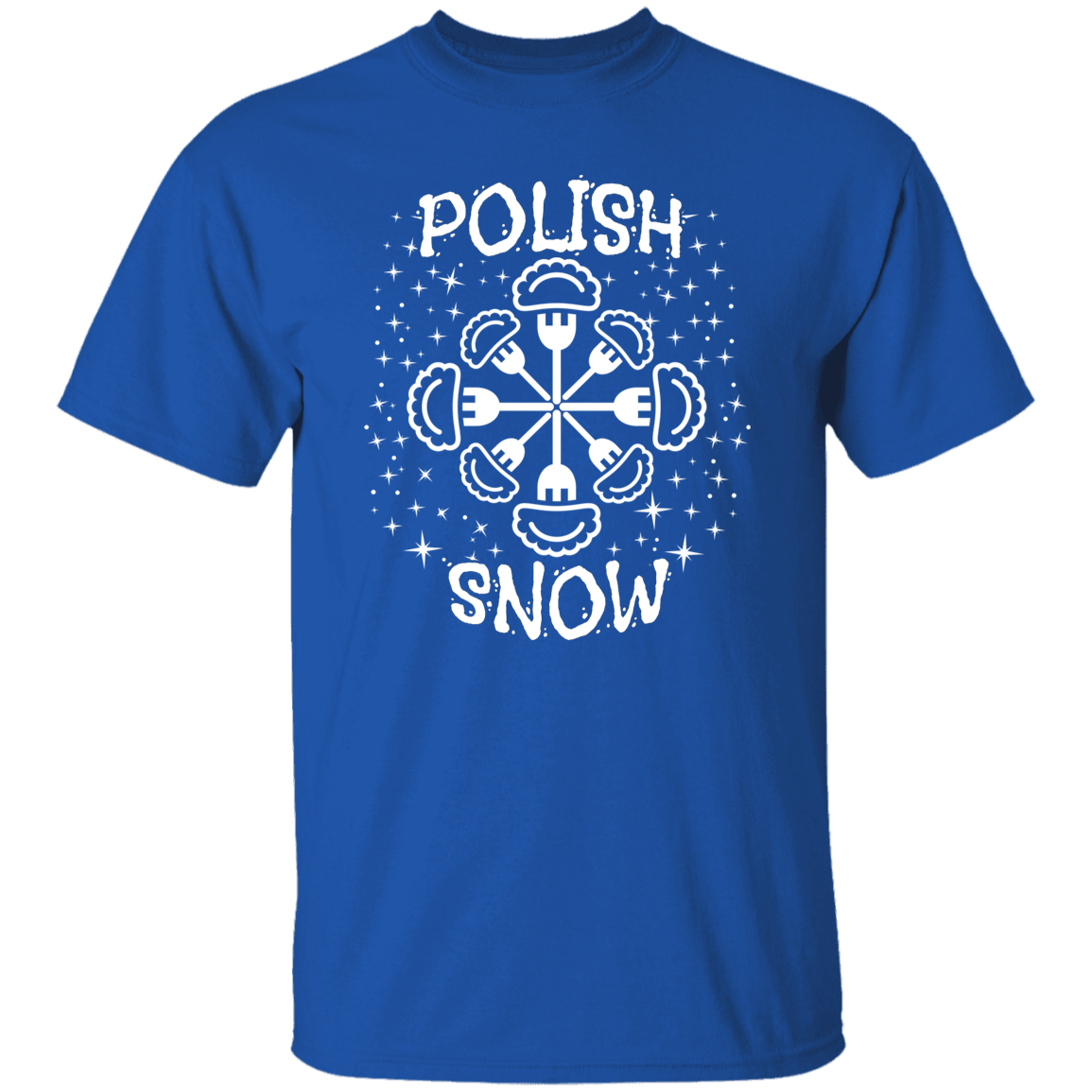 Polish Snow Apparel CustomCat G500 5.3 oz. T-Shirt Royal S