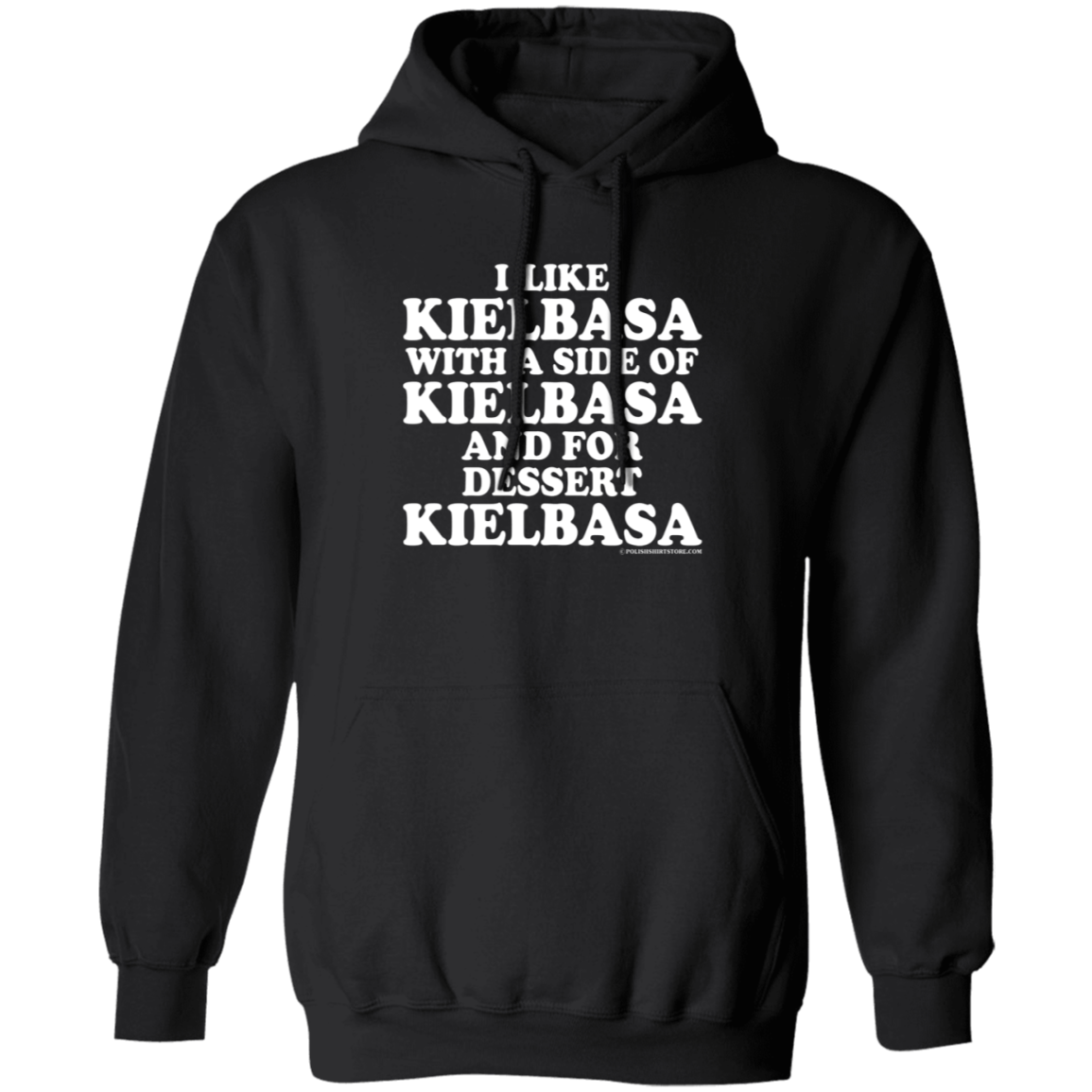 Kielbasa With A Side Of Kielbasa Apparel CustomCat G185 Pullover Hoodie Black S