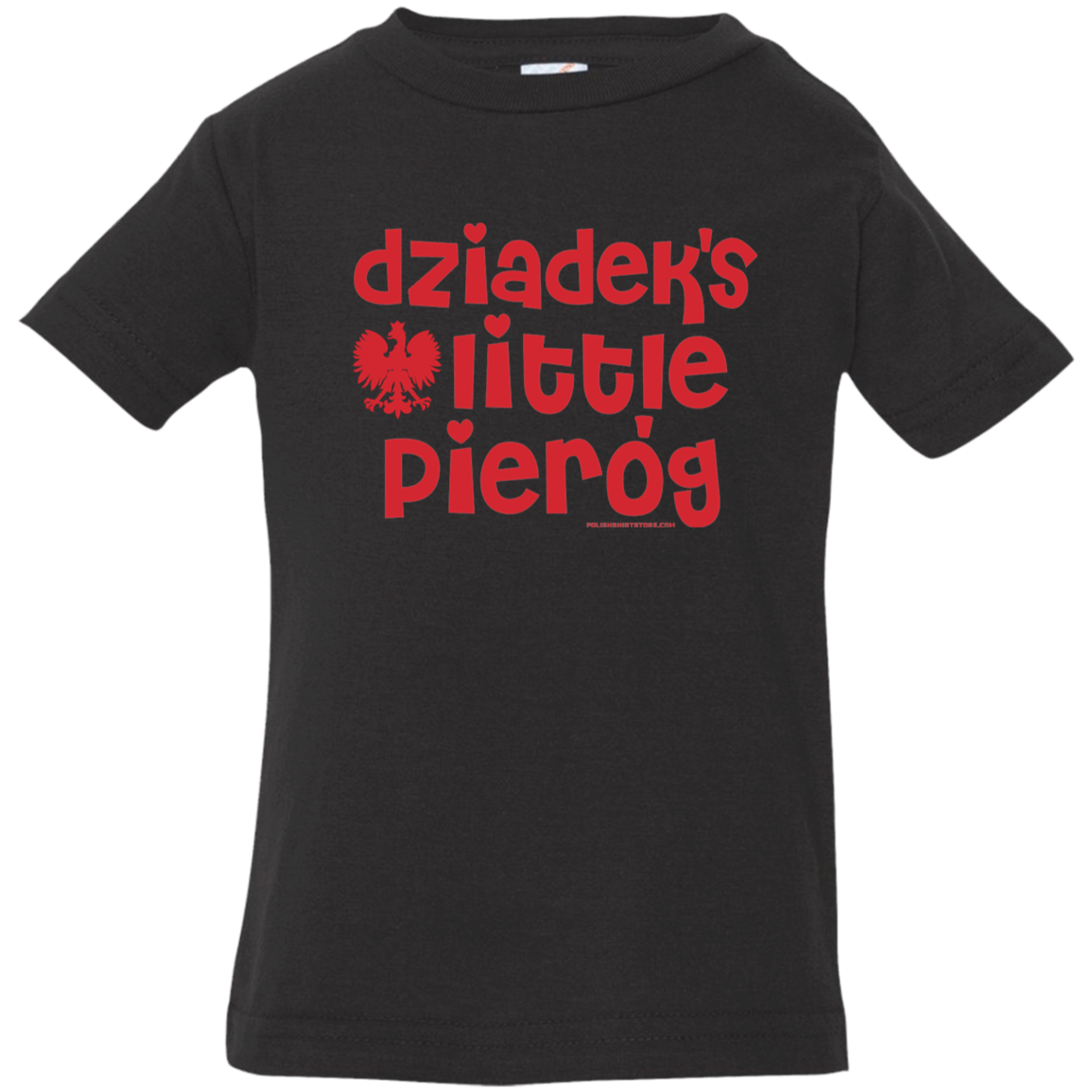 Dziadek's Little Pierogi Infant & Toddler T-Shirt Apparel CustomCat Infant  T-Shirt Black 6 Months