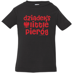 Dziadek's Little Pierogi Infant & Toddler T-Shirt - Infant  T-Shirt / Black / 6 Months - Polish Shirt Store