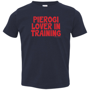 Pierogi Lover In Training Infant & Toddler T-Shirt - Toddler T-Shirt / Navy / 2T - Polish Shirt Store