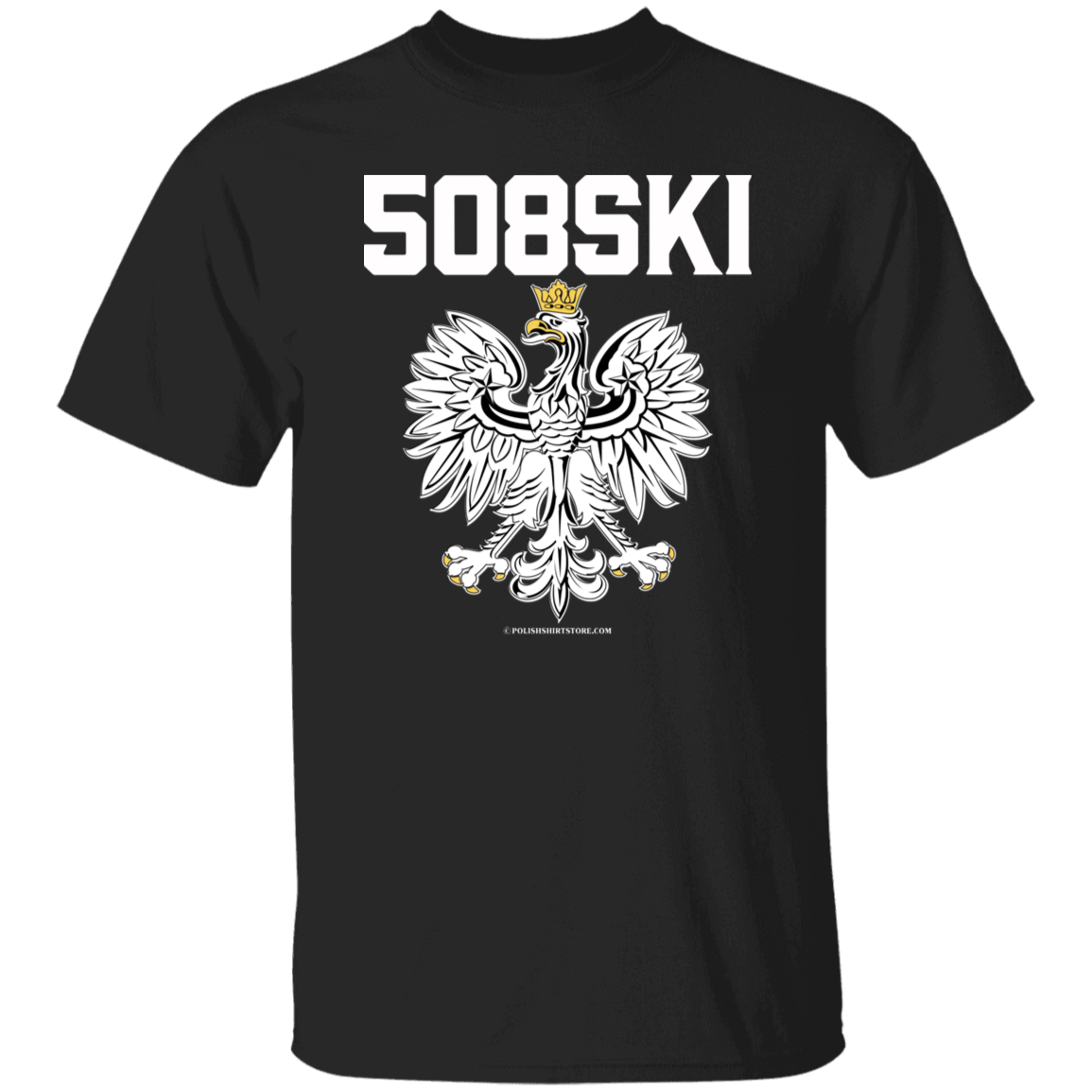 508SKI Apparel CustomCat G500 5.3 oz. T-Shirt Black S