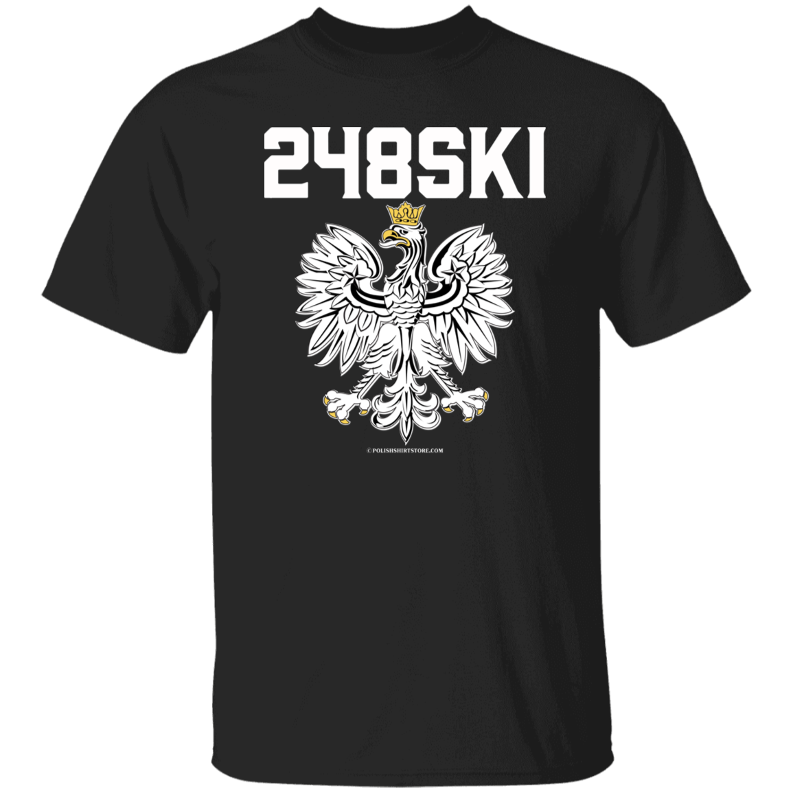 248SKI Apparel CustomCat G500 5.3 oz. T-Shirt Black S