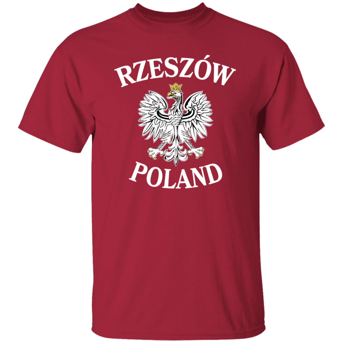 Rzeszow Poland T-Shirt T-Shirts CustomCat Cardinal S 