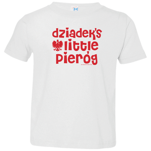 Dziadek's Little Pierogi Infant & Toddler T-Shirt - Toddler T-Shirt / White / 2T - Polish Shirt Store