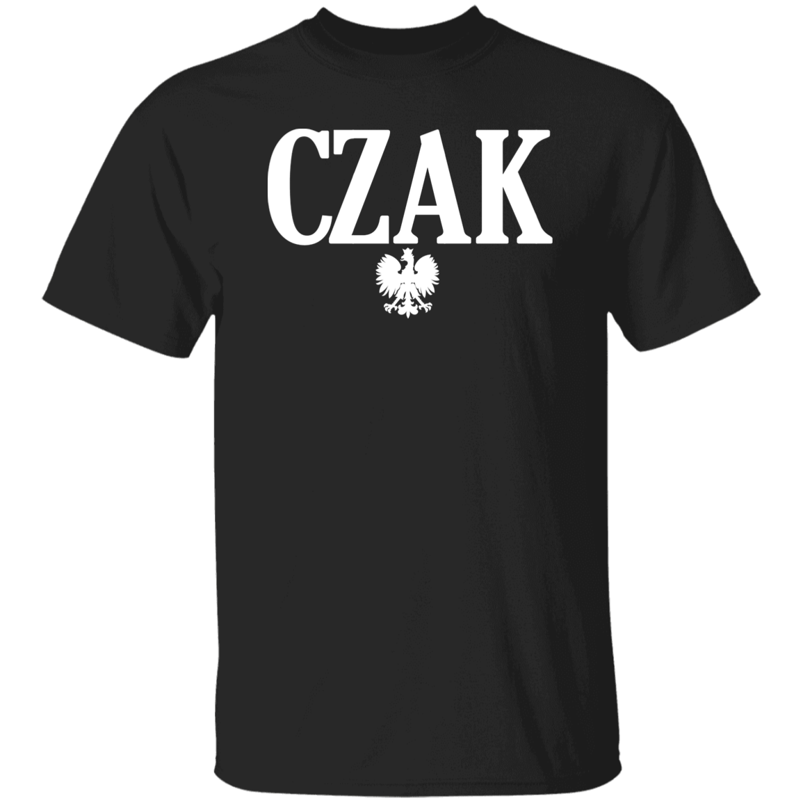 CZAK Polish Surname Ending Apparel CustomCat G500 5.3 oz. T-Shirt Black S