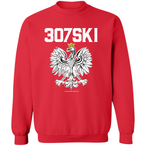 307SKI - G180 Crewneck Pullover Sweatshirt / Red / S - Polish Shirt Store