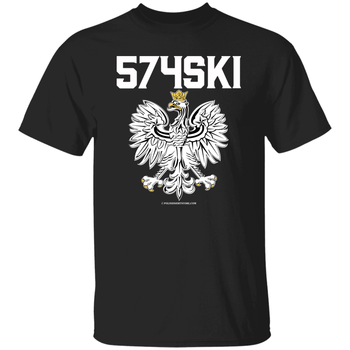 574SKI Apparel CustomCat G500 5.3 oz. T-Shirt Black S