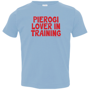 Pierogi Lover In Training Infant & Toddler T-Shirt - Toddler T-Shirt / Light Blue / 2T - Polish Shirt Store