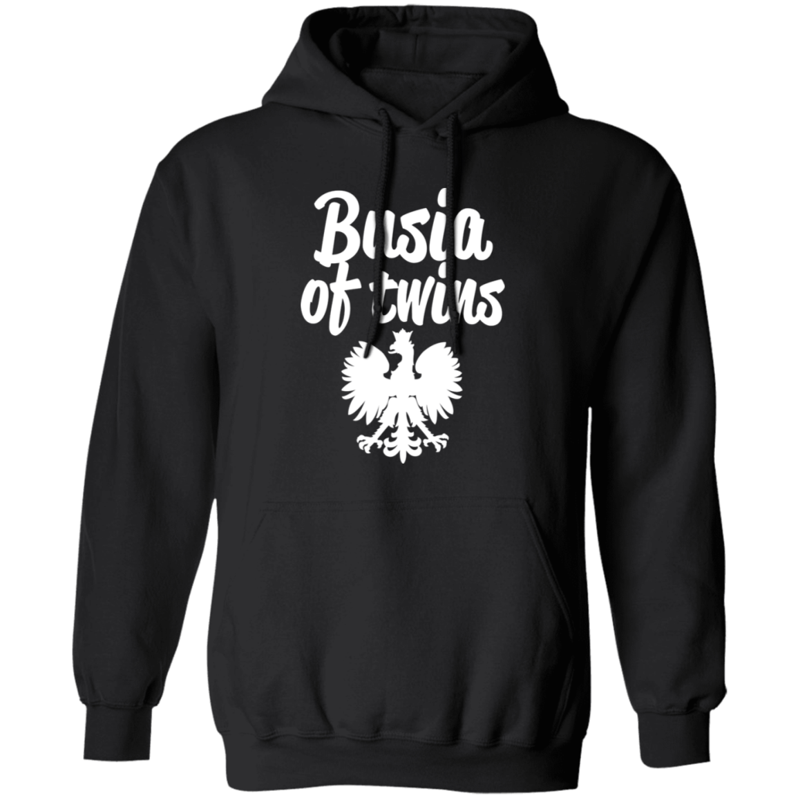 Busia of Twins Apparel CustomCat G185 Pullover Hoodie Black S