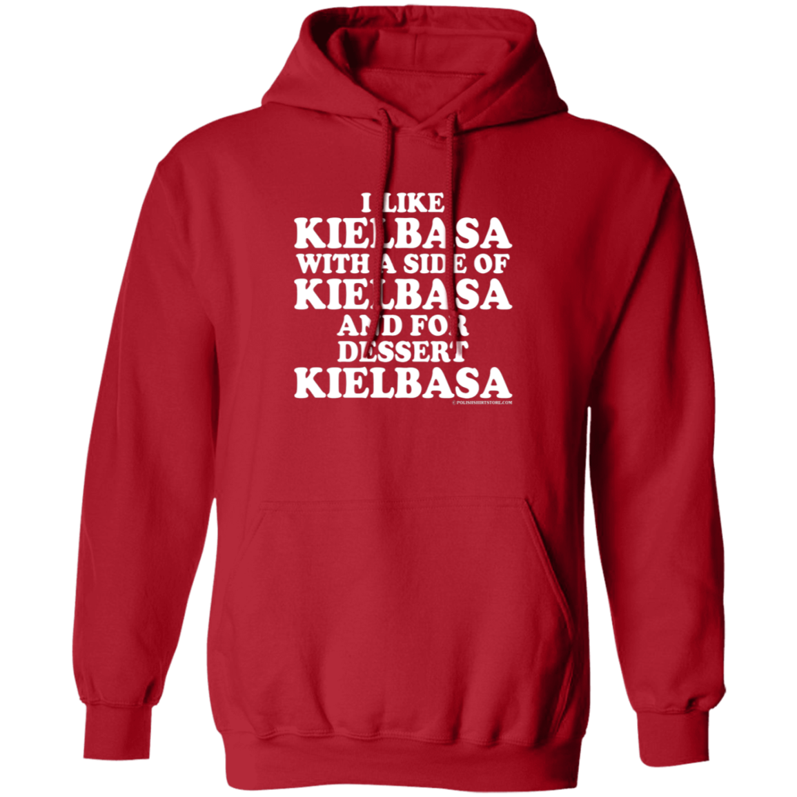 Kielbasa With A Side Of Kielbasa Apparel CustomCat G185 Pullover Hoodie Red S