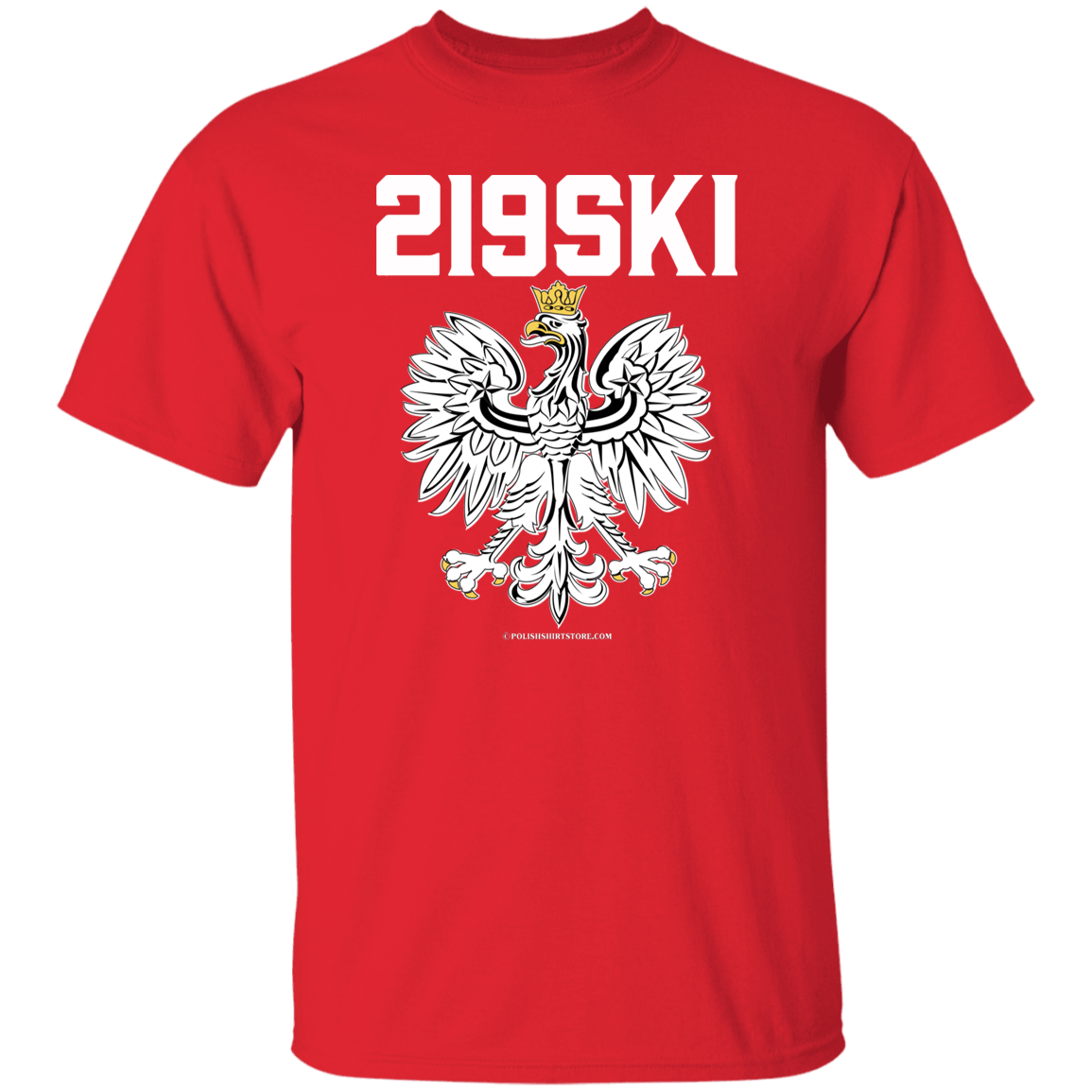 219SKI Apparel CustomCat G500 5.3 oz. T-Shirt Red S