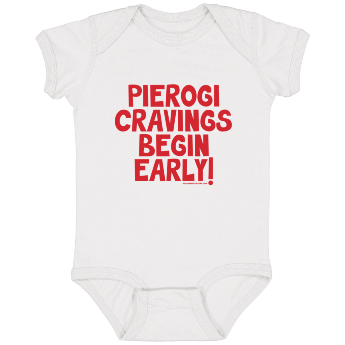 Pierogi Cravings Begin Early Infant Bodysuit Baby CustomCat White Newborn 
