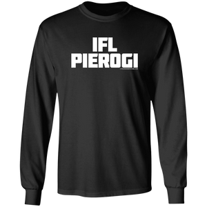 IFL Pierogi - G240 LS Ultra Cotton T-Shirt / Black / S - Polish Shirt Store