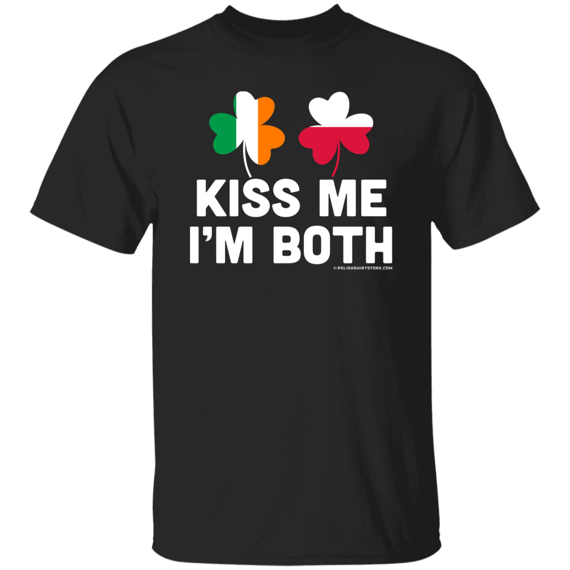 Kiss Me Im Both Apparel CustomCat G500 5.3 oz. T-Shirt Black S