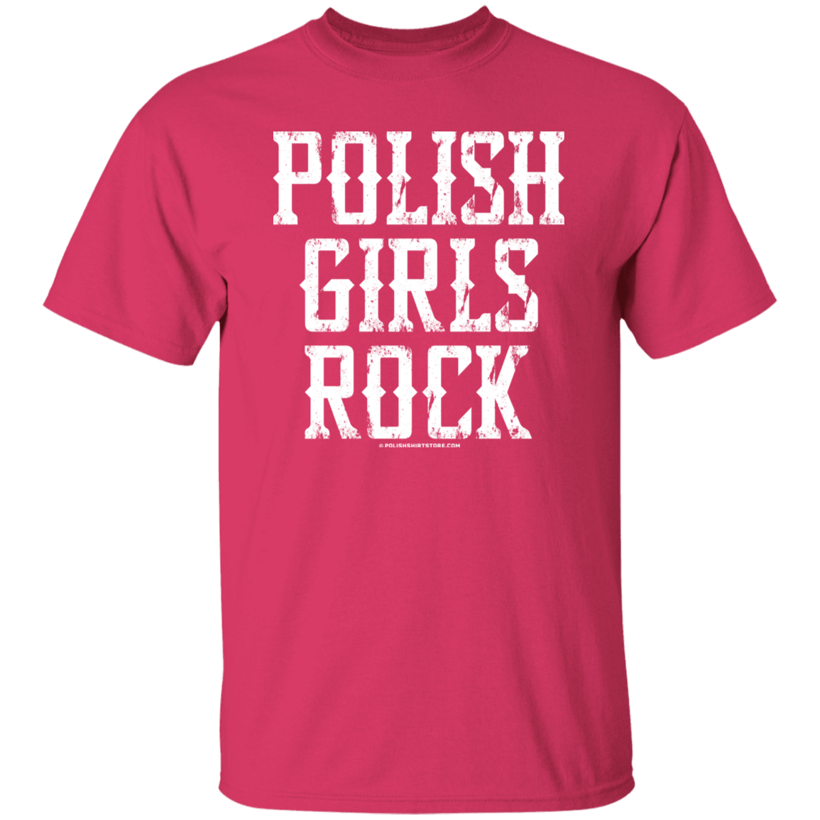 Polish Girls Rock T-Shirt T-Shirts CustomCat Heliconia S 