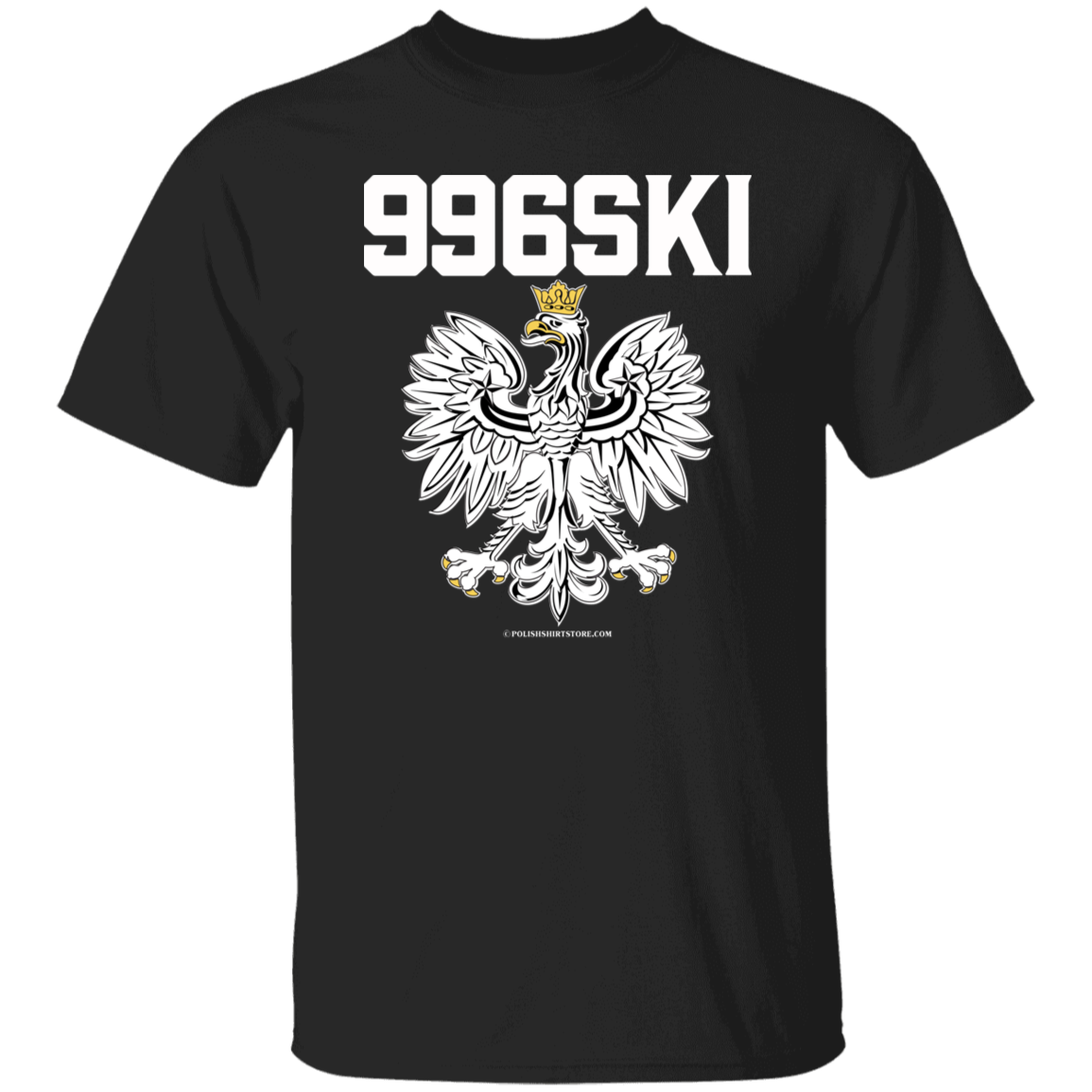 996SKI Apparel CustomCat G500 5.3 oz. T-Shirt Black S