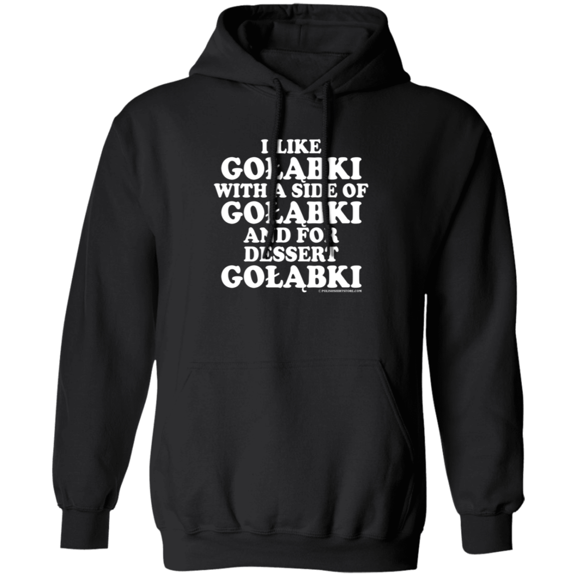 Golabki With A Side Of Golabki Apparel CustomCat G185 Pullover Hoodie Black S