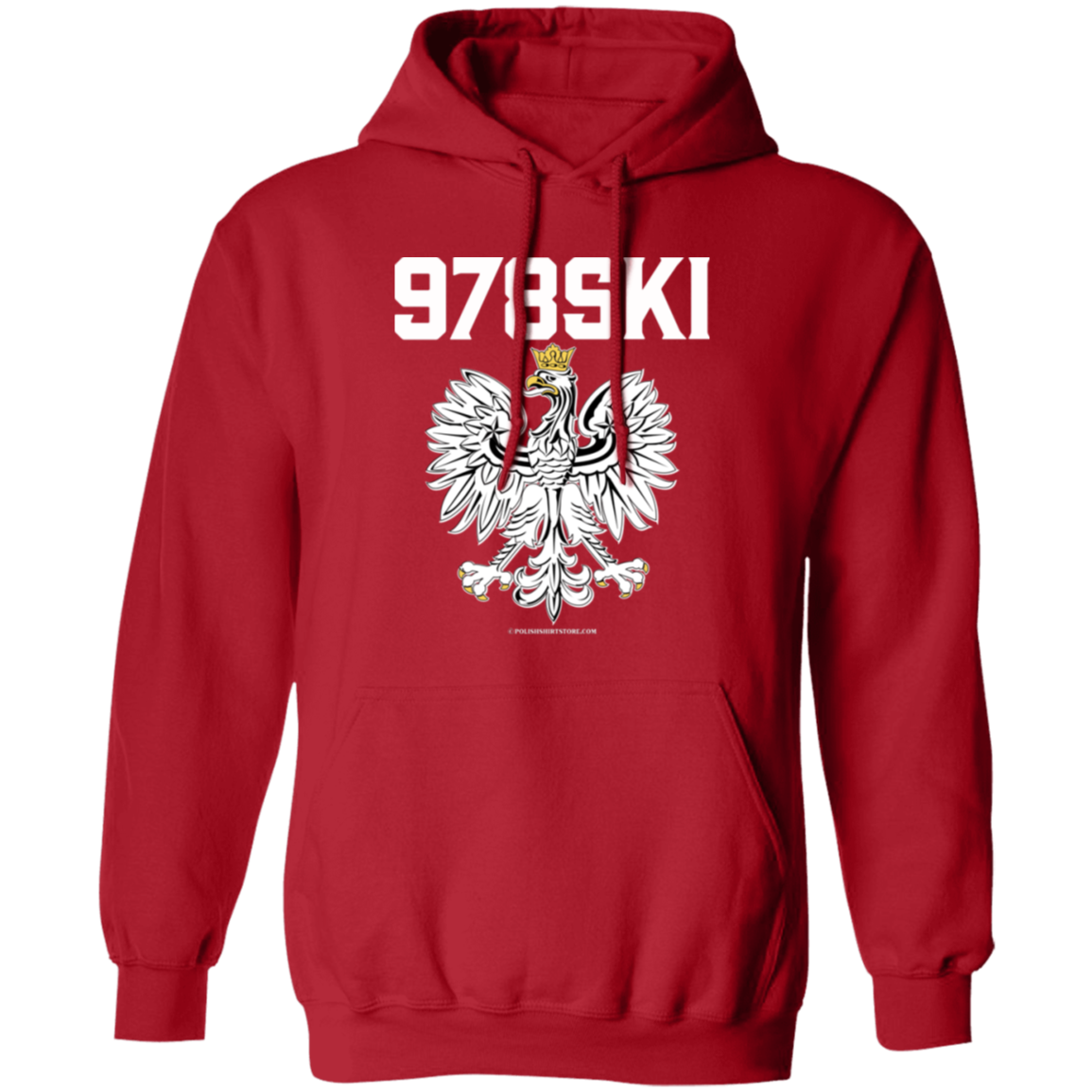 978SKI Apparel CustomCat G185 Pullover Hoodie Red S