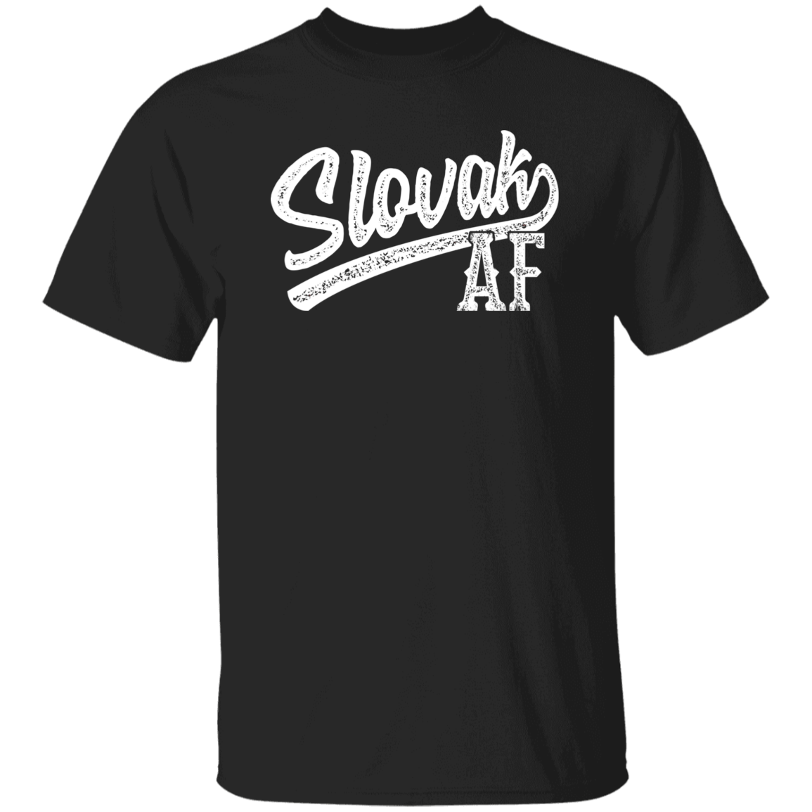 Slovak AF T-Shirts CustomCat Black S 